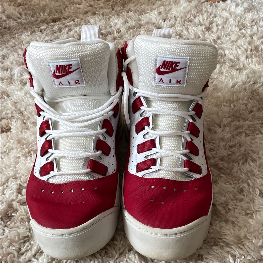 Nike Air Darwin Sneakers Red and White Sneakers